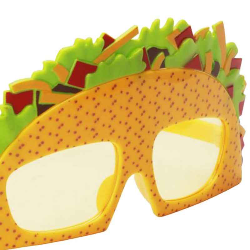 FRECI Sandwich Eyeglasses Novelty Funny Eye Glasses Sunglasses Eyewear for Adults Kids - Yellow - Image 3
